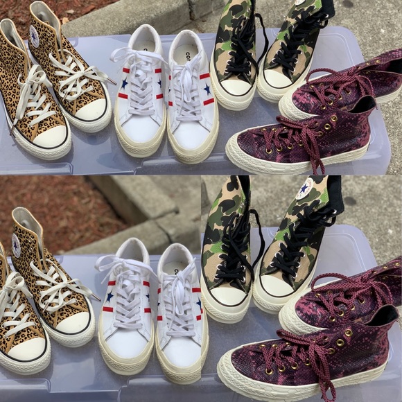 Brand new some worn 1x converse I will make a post - Picture 2 of 4